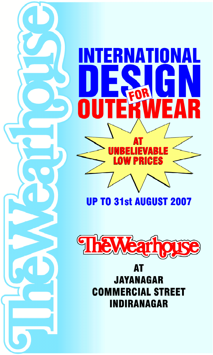 The Wearhouse - International Design for Outerwear at Unbelievable Low Prices